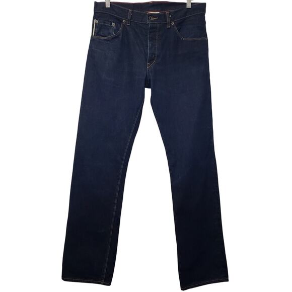 RALEIGH DENIM Jones Selvedge Dark Wash Jeans White Oak Men's 33 Handcrafted NC - Picture 1 of 15